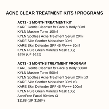 Load image into Gallery viewer, Acne Clear Treatment Kit or Program